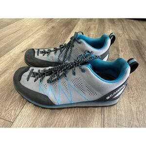 Scarpa Mens Crux‎ Air Smoke Lake Blue Hiking Shoes Size 8